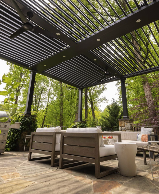 Struxure Motorized Pergolas, Struxure Pergola, Blue Ridge Aluminum