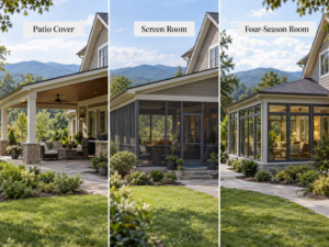 patio cover vs screen room